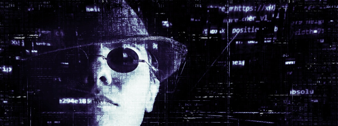 Computer code on a dark screen, representing a hacked site